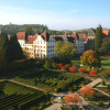 Am Schloss Salem gibt es einen Hofgarten mit Labyrinthen.