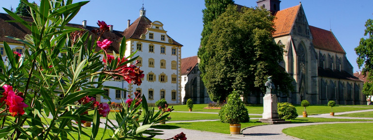 Schloss Salem liegt in der Nähe des Bodensees.