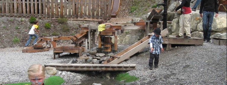 Auch ein großer Spielplatz gehört zur Knappenwelt.