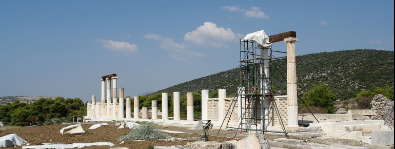 Die Überreste des Abaton