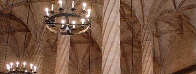 Handelsraum im Inneren von La Lonja