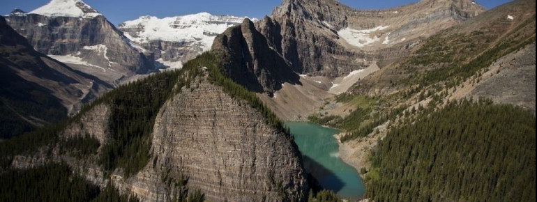 Wanderung zum Lake Agnes