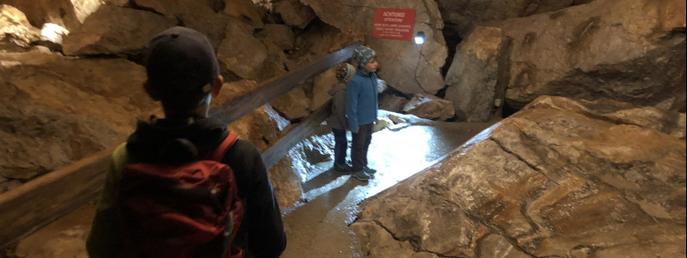 Der beleuchtete und gut begehbare Schauhöhlenbereich existiert seit 1905.