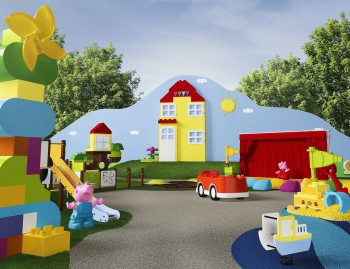 Für die ganz kleinen Besucher wartet eine große Spielwelt mit Peppa Pig.