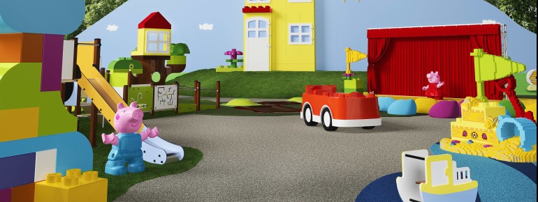 Für die ganz kleinen Besucher wartet eine große Spielwelt mit Peppa Pig.