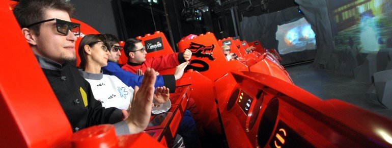 Im The Ride muss man selbst gegen den mächtigen Drachenmeister kämpfen.