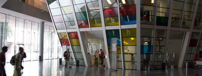 Die Bibliothek von Rennes im Les Champs libres