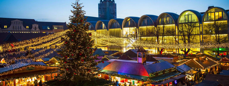 Den historischen Lübecker Weihnachtsmarkt gibt es seit 1648.