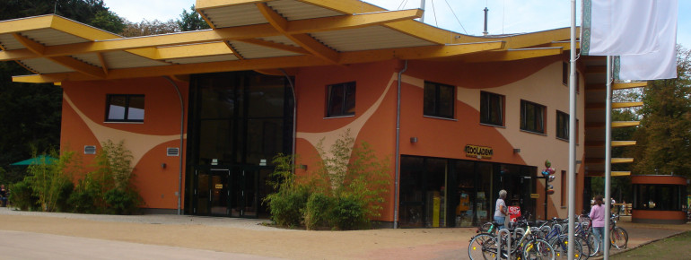 Eingangsbereich Magdeburger Zoo