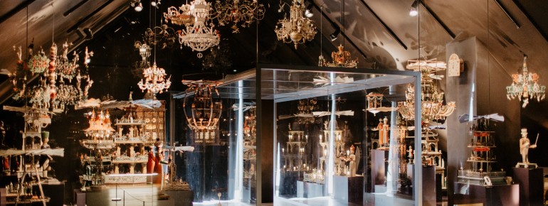 Die Manufaktur der Träume zeigt typische Volkskunst des Erzgebirges.