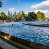 Der Musikbrunnen am Südende der Margareteninsel.