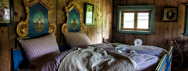 Schlafzimmer im Museumdorf