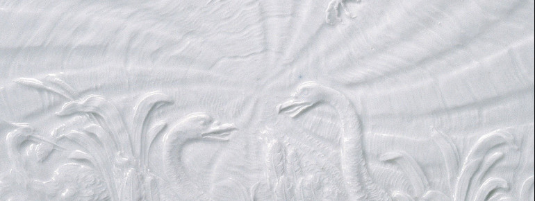 Unterschale aus dem Schwanenservice für den Grafen Brühl