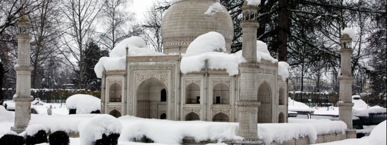 So viel Schnee auf dem Tadsch Mahal? Das gibt’s nur im Minimundos in Klagenfurt!