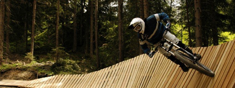 Die Trails wurden von Profis aus dem kanadischen Whistler angelegt.