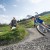 Kinder können im Park die neuesten "Woom Bikes" testen.