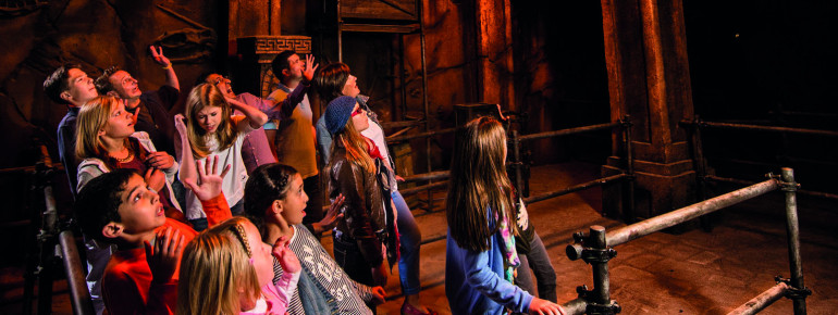 4D-Dinosaurier-Action erwartet dich in The Lost Temple.