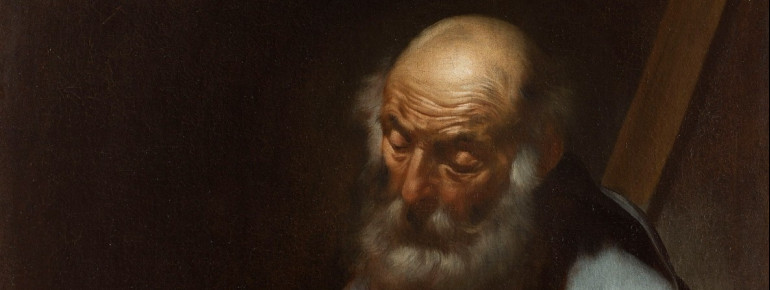 José de Ribera (1591-1652), „Heiliger Judas Thaddäus", etwa 1607-1609, Öl auf Leinwand