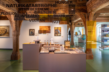 Im Museum werden auch Naturkatastrophen und deren Folgen für die Nahrungsquellen thematisiert.