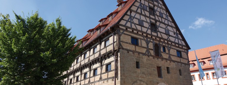 Das Kornhaus in Spalt, in dem das Museum HopfenBierGut zu finden ist.