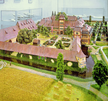 Museum: Bauzustand des Schlosses im Jahr 1773.