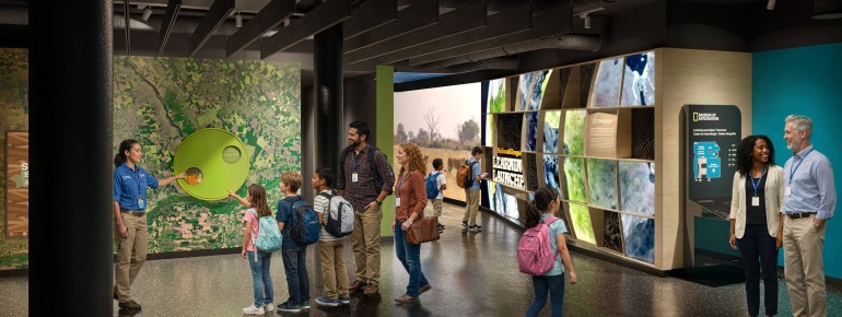 Das Museum of Explorations der National Geographic Society in Washington, D.C. zählt mit über 9.000 Quadratmetern Ausstellungsfläche zu den größten Museen der US-Hauptstadt.