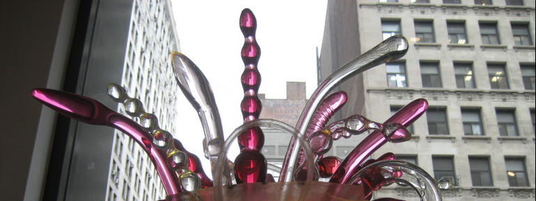 Pikante Auswahl: Das "Dildo Bouquet" im Museum of Sex.
