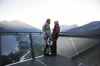 Ein Highlight für jeden Besucher: die Aussichtsplattform am Naturparkhaus.