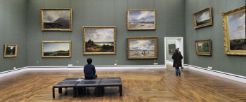 Aufnahme von 2009: Galeriesäle der Neuen Pinakothek
