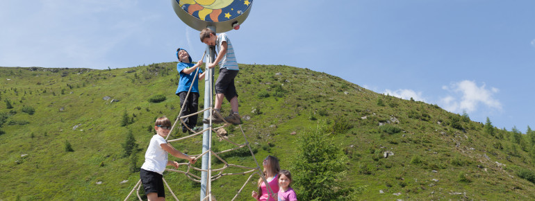 Auch Kletternetze dürfen nicht fehlen.