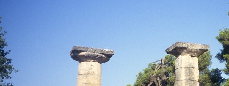 Die Ruinen des Hera Tempels