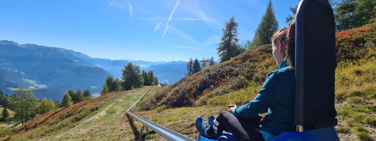 Die Strecke des Panorama Mountain Coasters ist 1,3 Kilometer lang.
