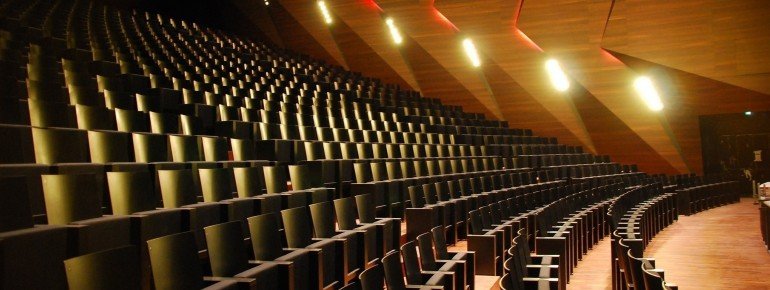 Ein Blick in den Konzertsaal des Festspielhauses.