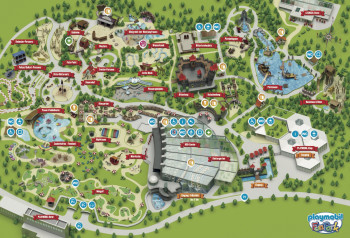 Lageplan des Playmobil FunParks