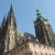 Die Türme des St. Veitsdoms prägen das Bild der Prager Burg.