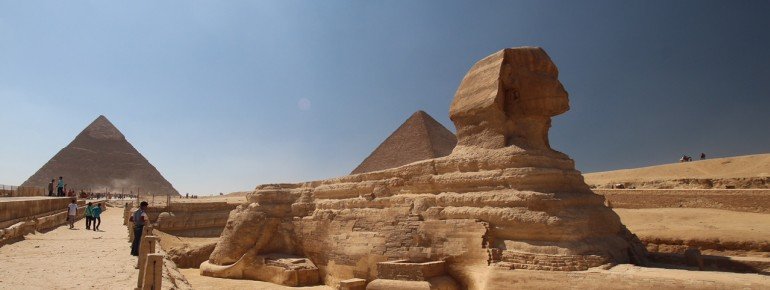 Heute sind die Pyramiden das Wahrzeichen Ägyptens