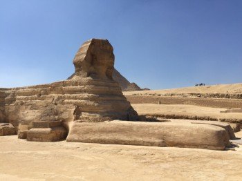 Die große Sphinx gehört wie die Pyramiden zum UNESCO-Weltkulturerbe