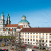 Die Residenz wurde ab 1651 als erste monumentale Klosteranlage in Deutschland nach dem 30 jährigen Krieg errichtet.