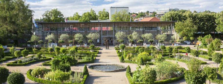 Der Hofgarten mit der Orangerie kann kostenlos besichtigt werden.