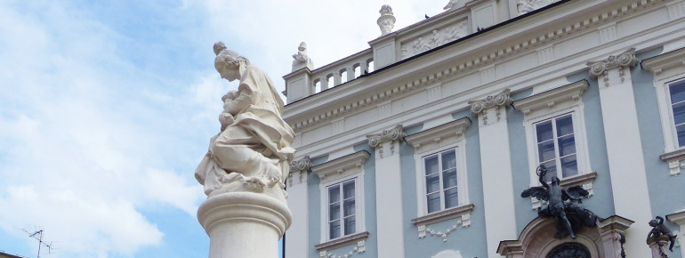 Der Wittelsbacher-Brunnen vor der Neuen Residenz.