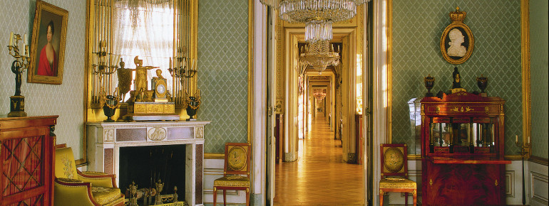 Das Schreibzimmer des Königs im Residenzschloss Ludwigsburg.