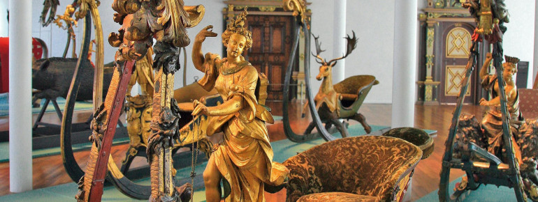 Die Prunkschlittensammlung ist die größte weltweit.