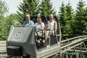 Die Wie-Li ist ideal für kleine Kinder, die es etwas ruhiger wollen als auf der Sommerrodelbahn.