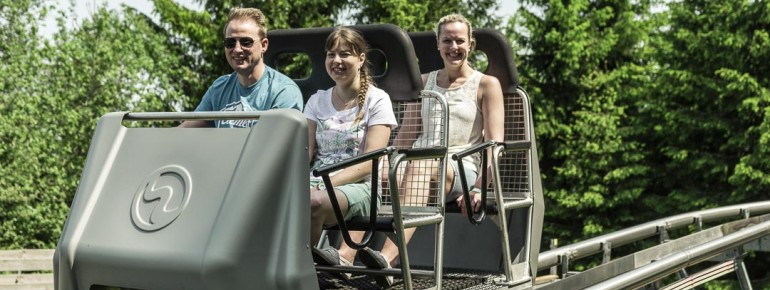 Die Wie-Li ist ideal für kleine Kinder, die es etwas ruhiger wollen als auf der Sommerrodelbahn.