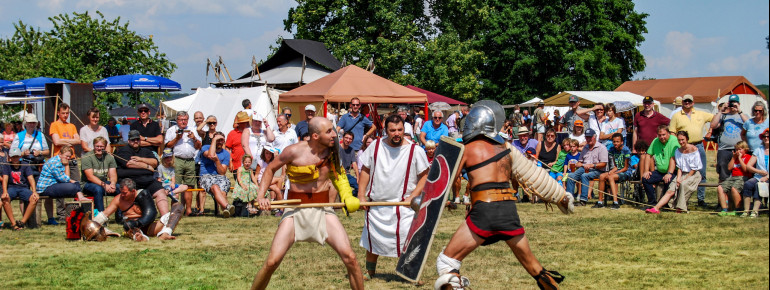 Beim Römerfest in Bad Gögging bekommen Besucher einen Einblick in den Alltag von vor 2000 Jahren.