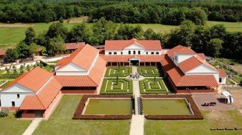 Blick über die Römische Villa Borg.