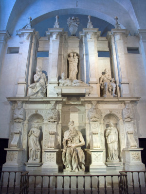 Gesamtansicht des Grabes von Papst Julius II.