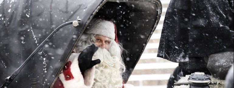 Im Santa Park darf natürlich auch der Weihnachtsmann persönlich nicht fehlen.