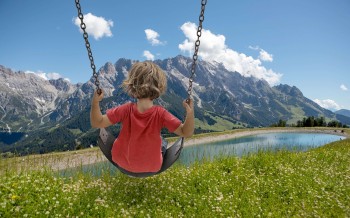 Der Schaukelpark in der Region Hochkönig ist der erste seiner Art in ganz Österreich.