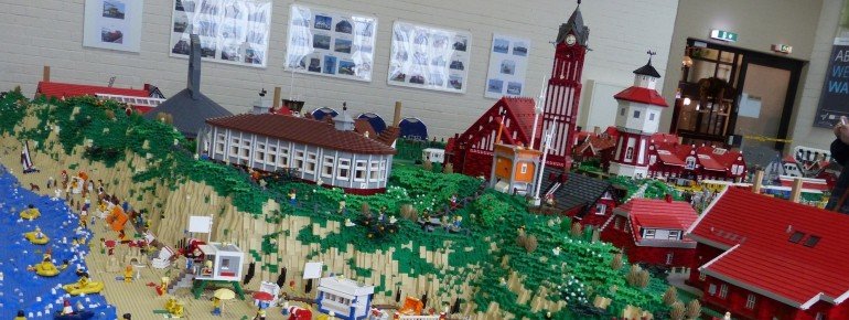 Millionen Legosteine am "Strand" von Langeoog